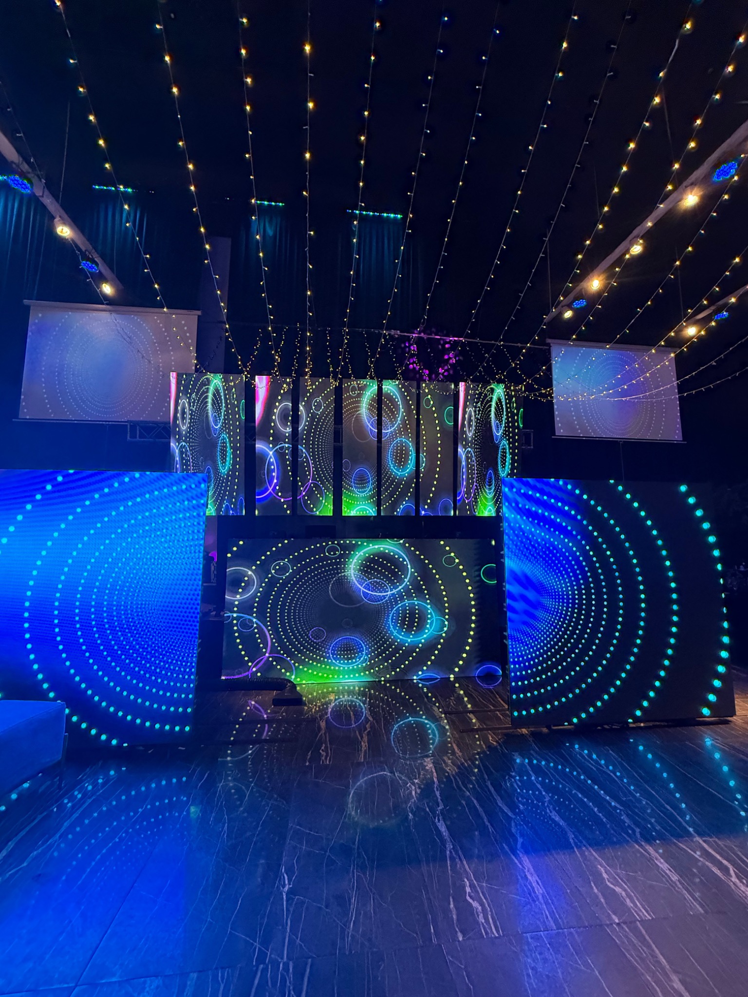 Luces y pista